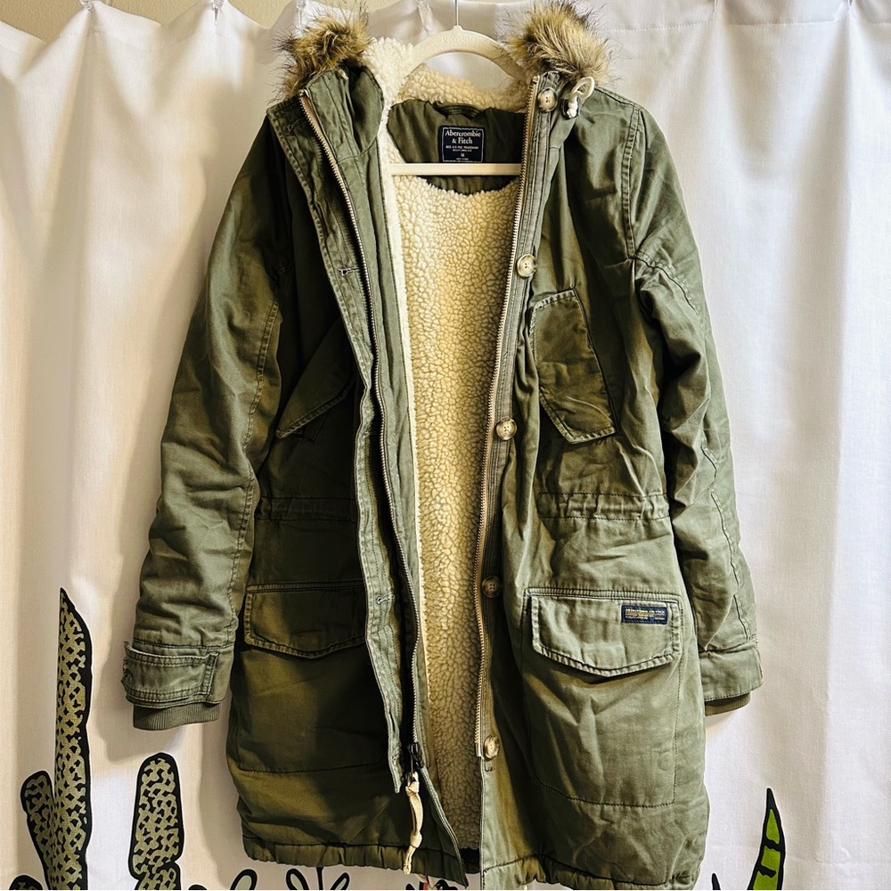 Abercrombie Sherpa lined Parka